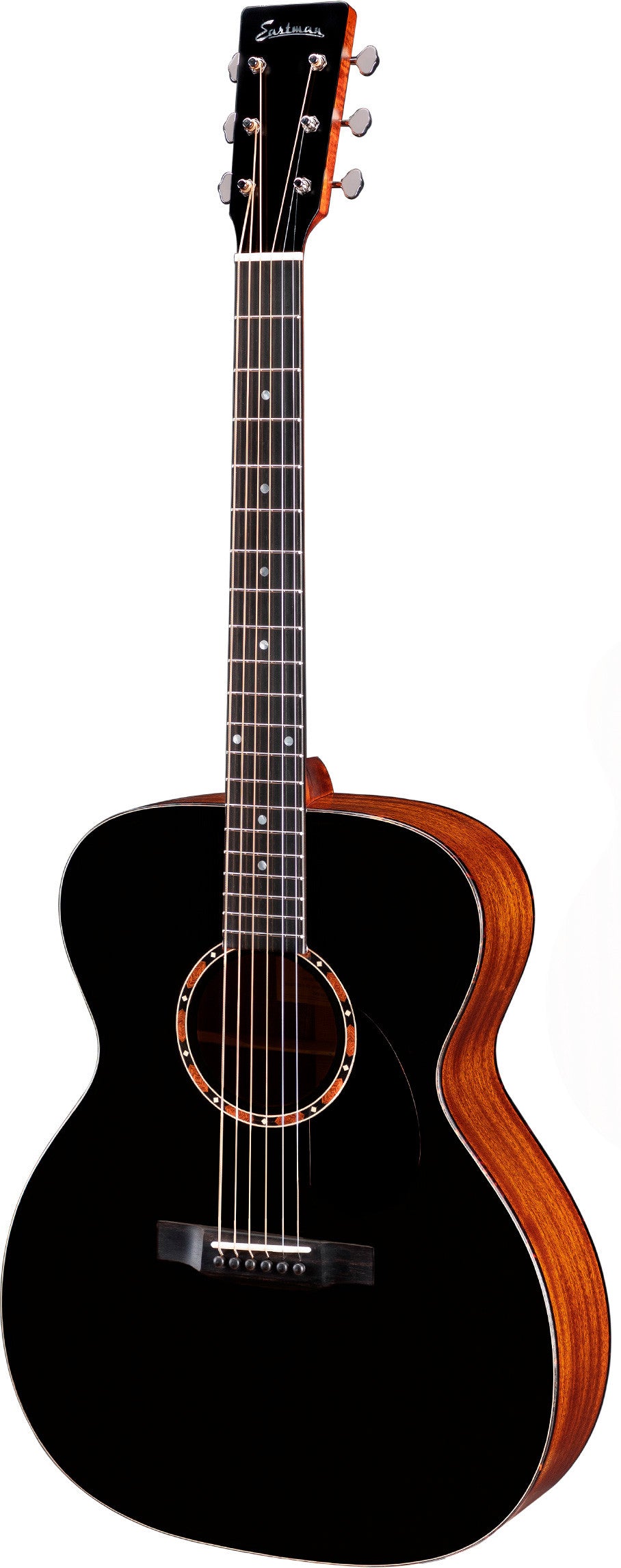 Eastman E2 OM BK Traditional Guitarra Acústica Orquesta Negra 1