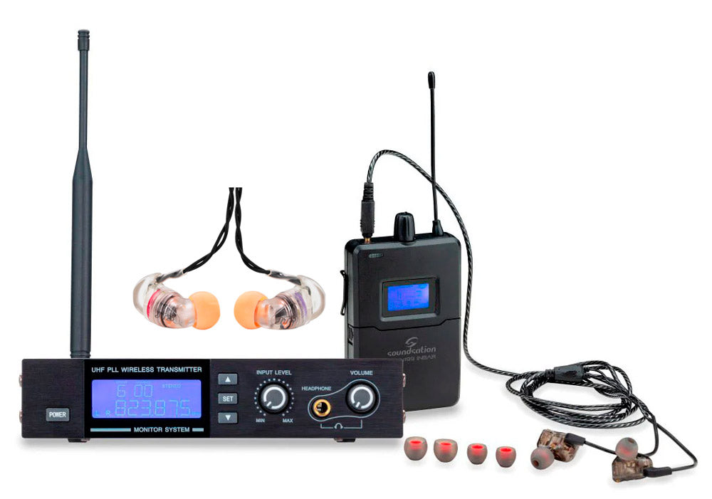 Soundsation -Pack- WF U199 Sistema Inalámbrico Inear + Auriculares JTS IE1 1