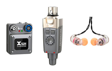 Xvive -Pack- U4 Sistema Inalámbrico Inear + Auriculares JTS IE1 1