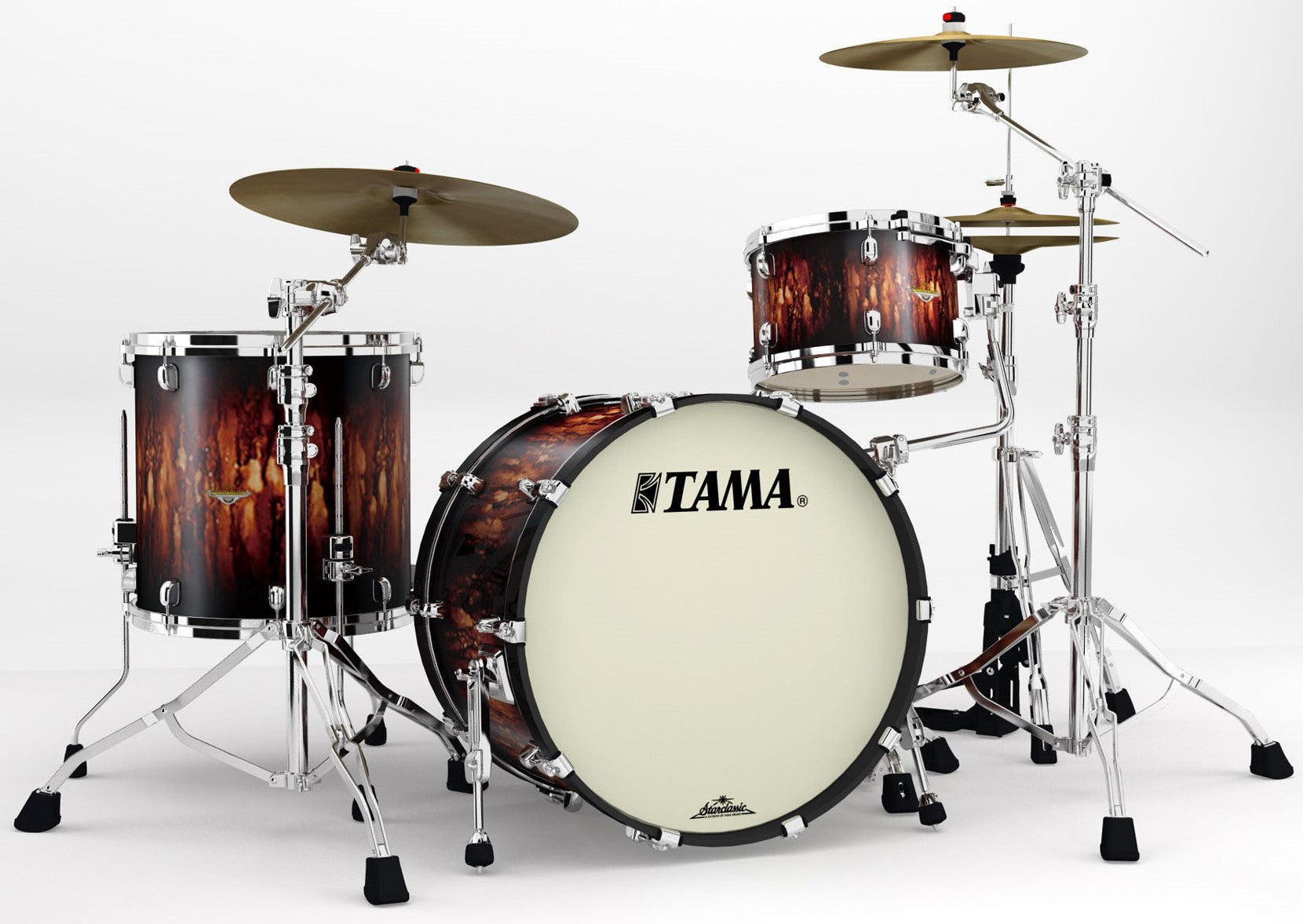 Tama MA32CZS MBB Starclassic Maple Batería Acústica Molten Satin Brown Burst 1