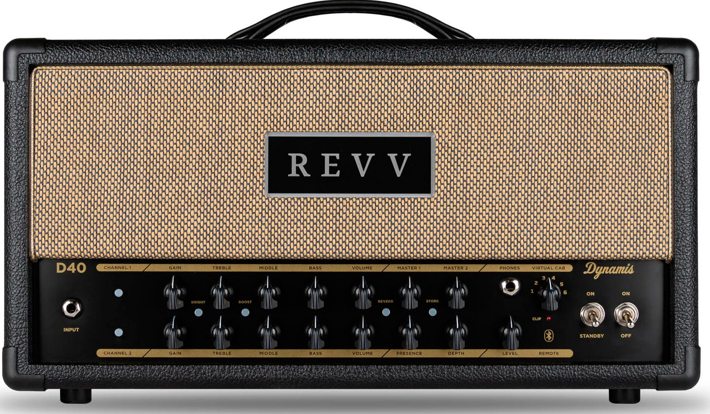 REVV D40 Dynamis Amplificador Cabezal Guitarra 1