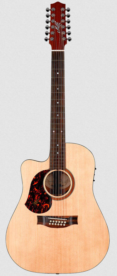 Maton SRS70C12 LH Guitarra Electroacústica Dreadnought 12 Cuerdas para Zurdos 1