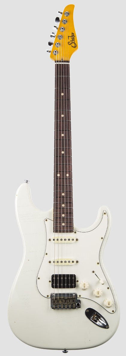 Suhr Classic S Antique HSS RW OW Guitarra Eléctrica Olympic White 2