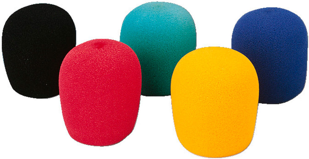 Monacor WS5 Set Espumas Micrófonos Varios Colores 1