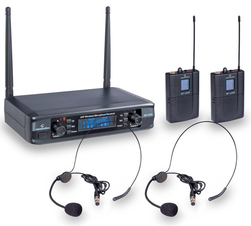 Soundsation WFU300PP A2 Sistema Inalámbrico Dos Micrófonos de Diadema 1