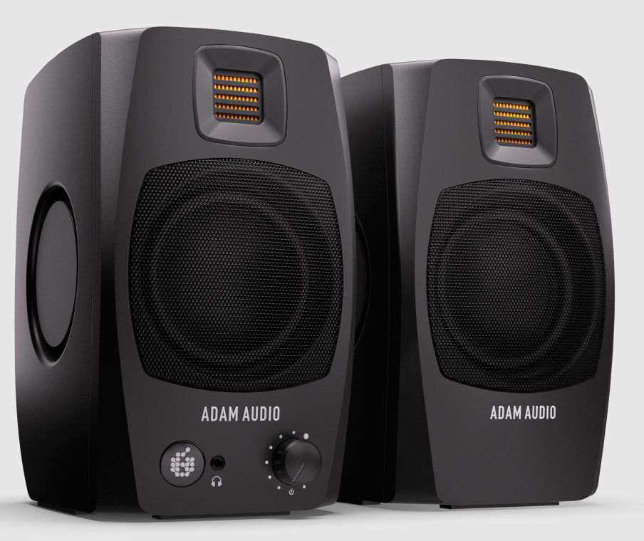 Adam Audio D3V BLK Pareja Monitores Estudio Activos Negros 1