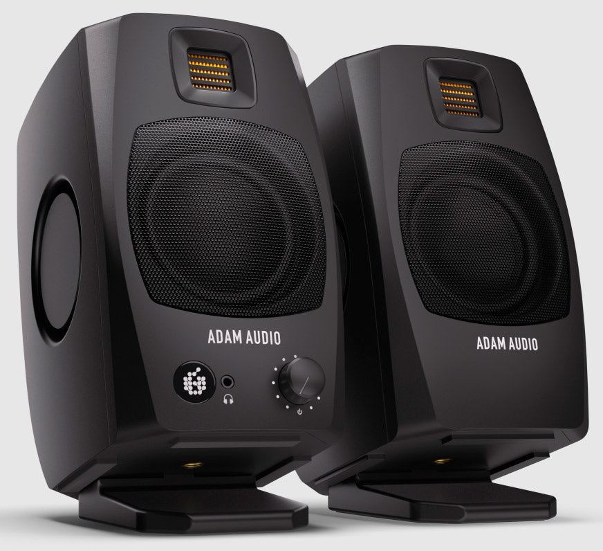 Adam Audio D3V BLK Pareja Monitores Estudio Activos Negros 2