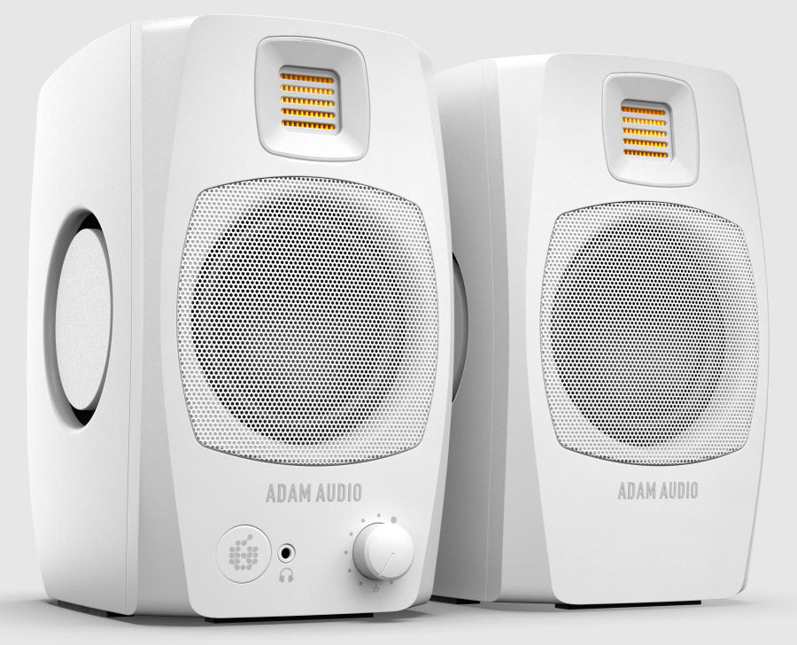 Adam Audio D3V WH Pareja Monitores Estudio Activos Blancos 1
