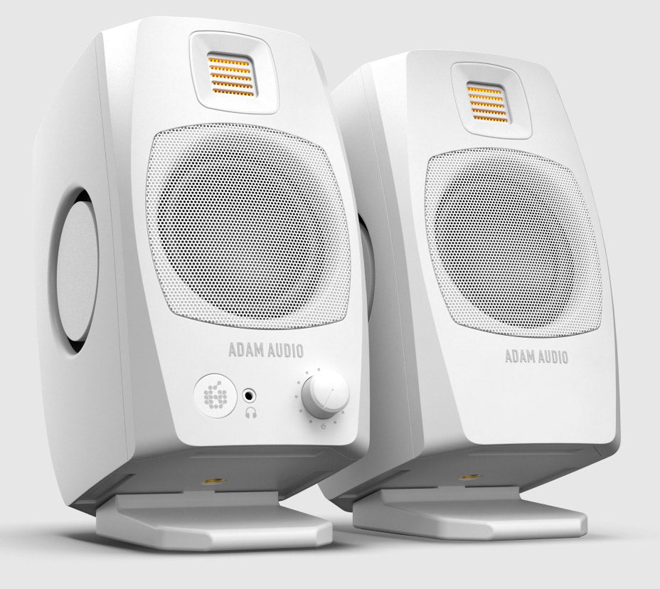 Adam Audio D3V WH Pareja Monitores Estudio Activos Blancos 2