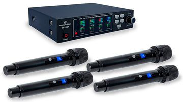 Soundsation WFU404HH A2 Sistema Inalámbrico Cuatro Micrófonos de Mano 1