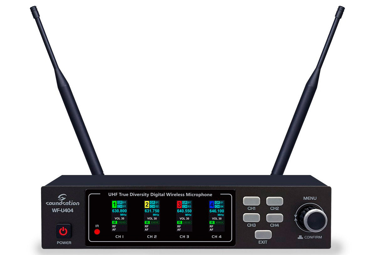 Soundsation WFU404HH A2 Sistema Inalámbrico Cuatro Micrófonos de Mano 2