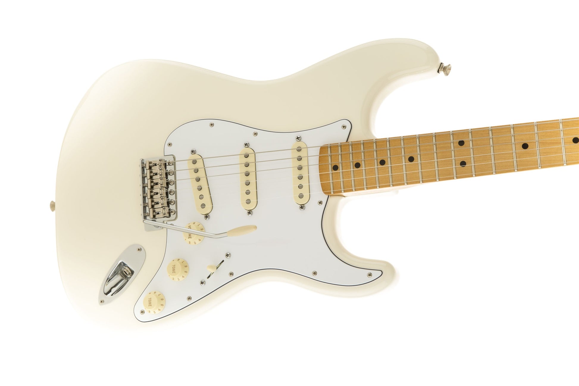 Fender Jimi Hendrix Stratocaster MN Guitarra Eléctrica Olympic White 3