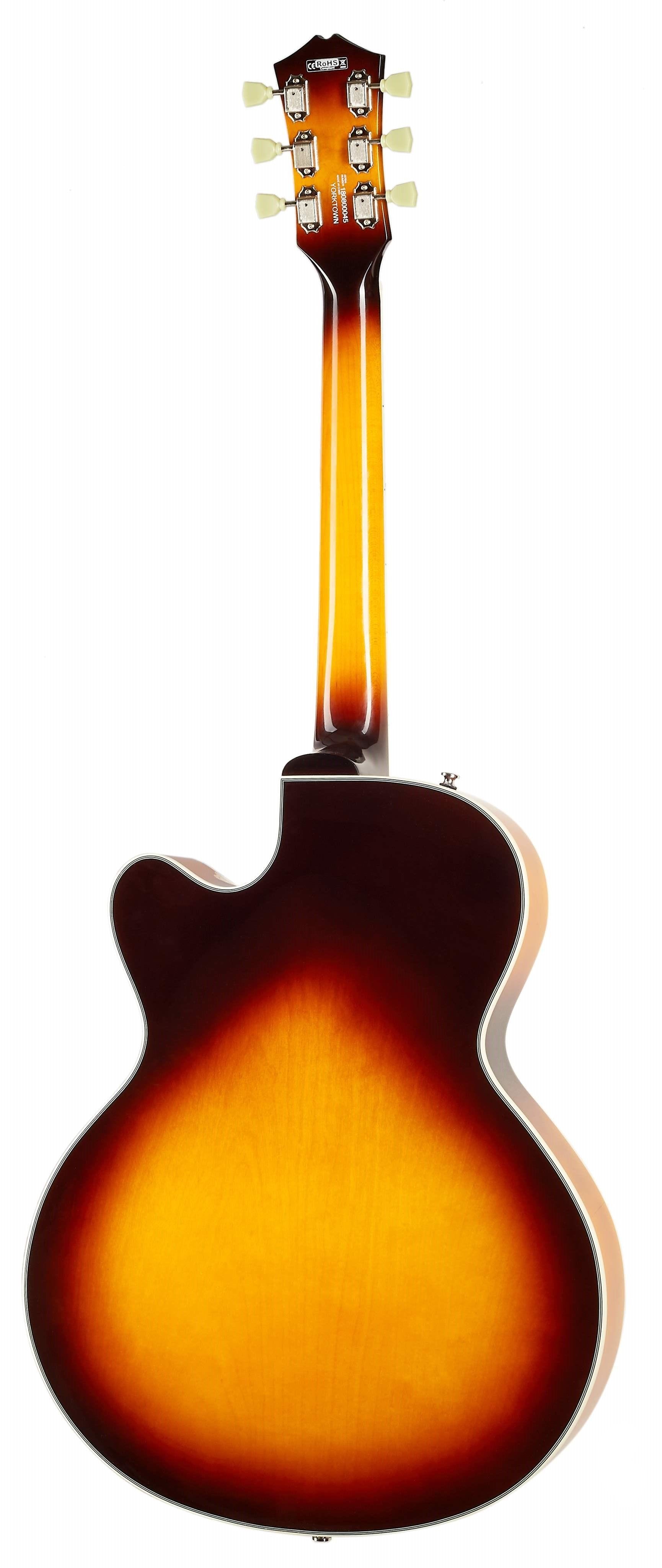 Cort Yorktown BV TAB Guitarra Eléctrica Tabacco Burst 2