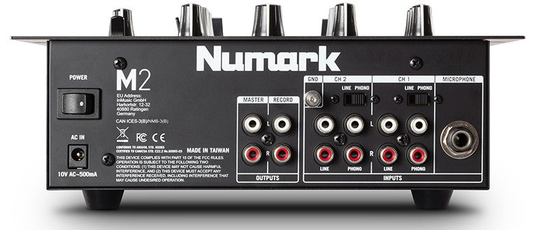 Numark M2 Black Mesa de Mezclas DJ 3