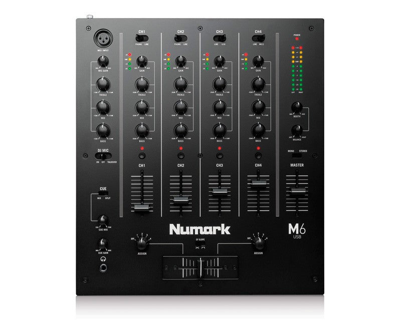 Numark M6 USB Black Mezclador para DJ 1