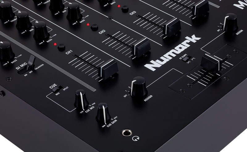 Numark M6 USB Black Mezclador para DJ 9