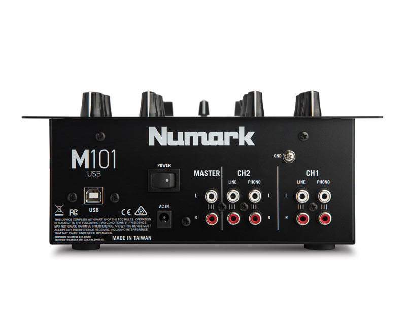 Numark M101 USB Black Mesa de Mezclas DJ 6