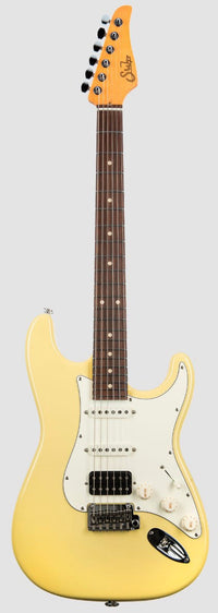 Suhr Classic S HSS RW VY Guitarra Eléctrica Vintage Yellow 2