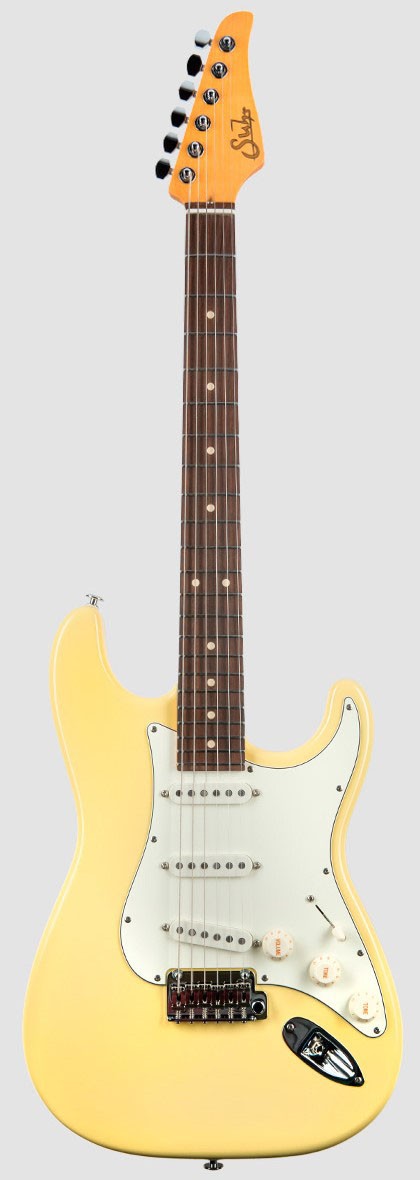 Suhr Classic S RW VY Guitarra Eléctrica Vintage Yellow 1