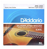 Daddario EJ83L Gypsyjazz Juego Cuerdas Guitarra Acústica 010-044 1