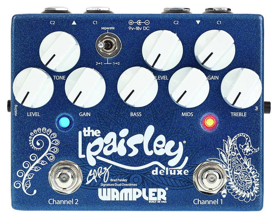 Wampler Paisley Drive Deluxe Brad Paisley Pedal Overdrive 1