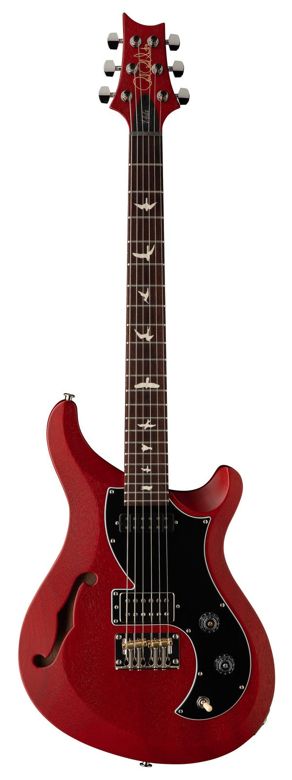 PRS S2 Vela Semihollow Satin 2024 VCH Guitarra Eléctrica Vintage Cherry 1