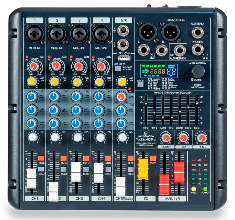 Soundsation Youmix 410 Pro Mesa de Mezclas 6 Canales 1
