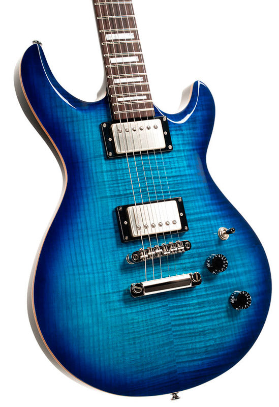 Cort M600 BB Guitarra Eléctrica Blue Burst 3