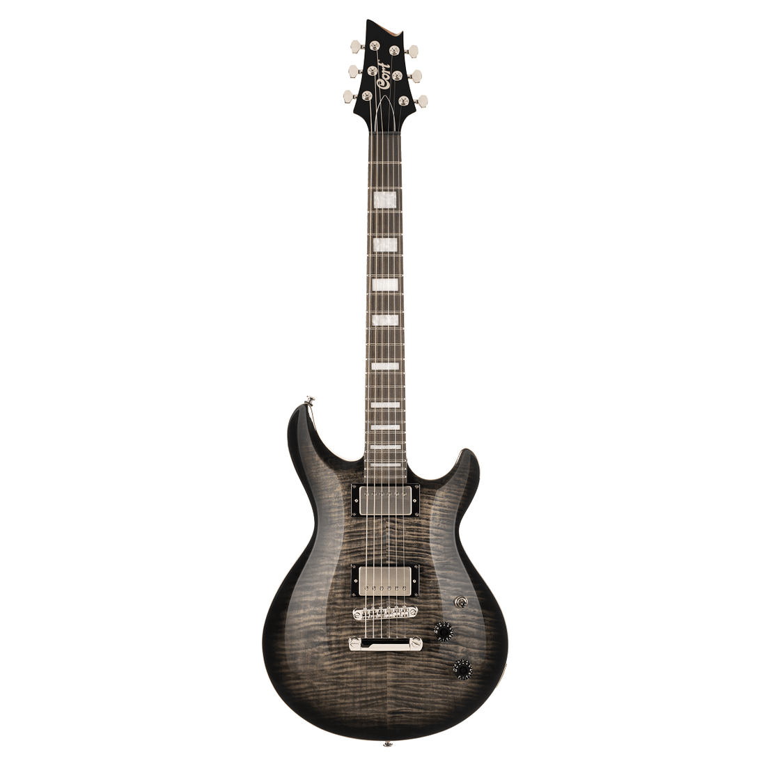 Cort M600 TBB Guitarra Eléctrica Trans Black Burst 2