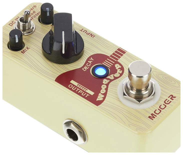 Mooer Woodverb Pedal Reverb para Guitarra Acústica 6