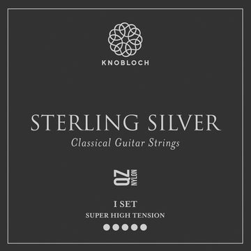 Knobloch 600SSQ Sterling Silver QZ Nylon Juego de Cuerdas Guitarra Española Tensión Super Alta 1