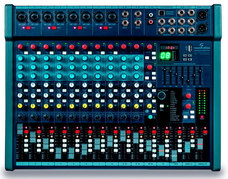Soundsation Alchemix 803 Pro Mesa de Mezclas 14 Canales 1