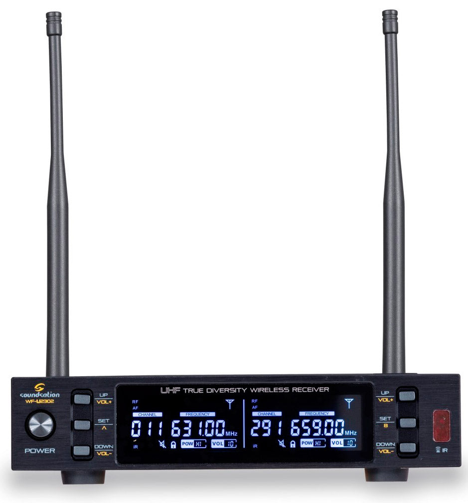 Soundsation WF-U2302HH Sistema Inalámbrico con Dos Microfónos de Mano 2