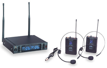 Soundsation WF-U2302PP Sistema Inalámbrico con Dos Microfónos de Diadema 1