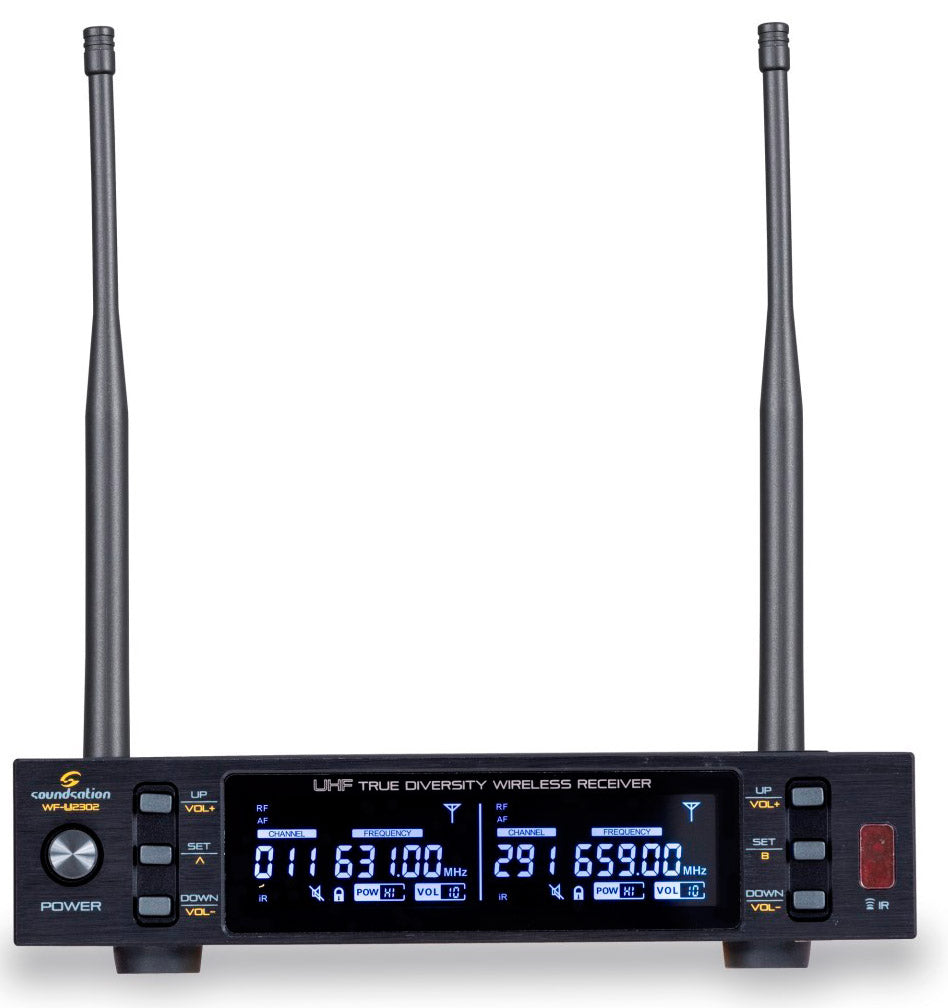 Soundsation WF-U2302PP Sistema Inalámbrico con Dos Microfónos de Diadema 2