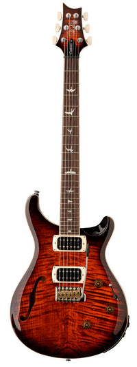 PRS SE Custom 24 SemiHollow Piezo OTS Guitarra Eléctrica Orange Tiger Smokeburst 1