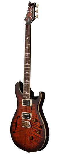 PRS SE Custom 24 SemiHollow Piezo OTS Guitarra Eléctrica Orange Tiger Smokeburst 2