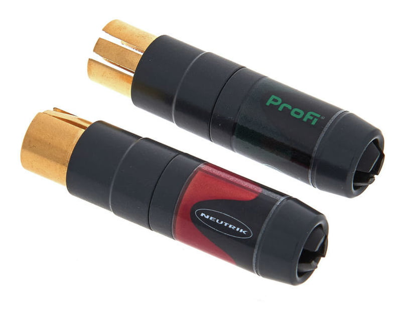 Neutrik NF2C-B/2 Pareja de Conectores RCA 3