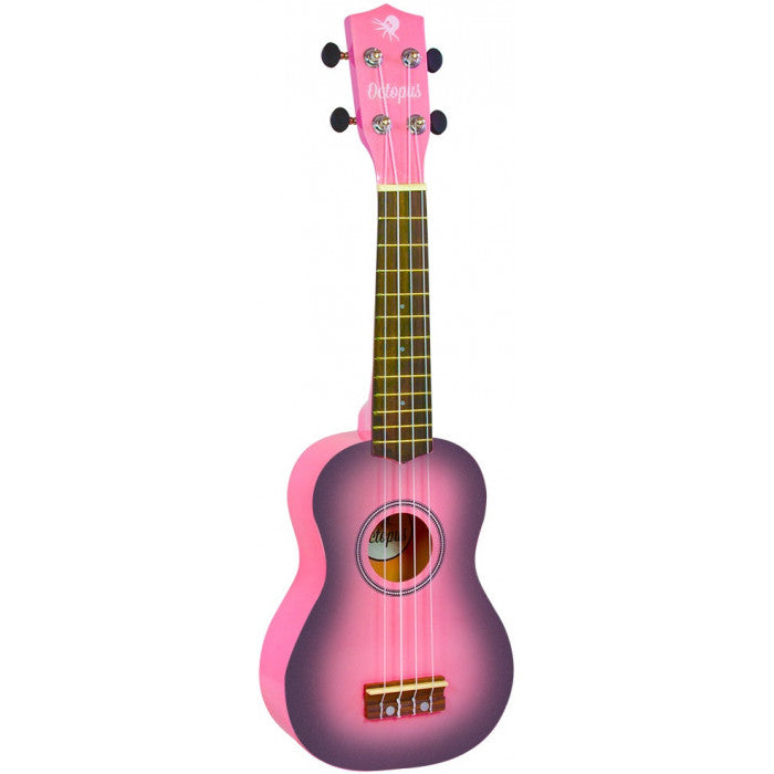 Octopus UK-200PKB Rosa Burst Ukelele Soprano 1