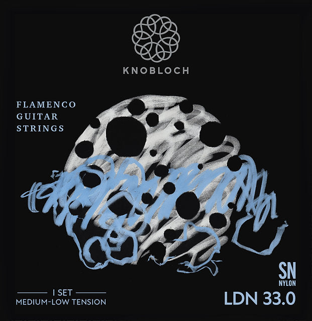 Knobloch LDN33.0 Luna Flamenca SN Nylon Juego Cuerdas Guitarra Flamenca Tensión Media Baja 1