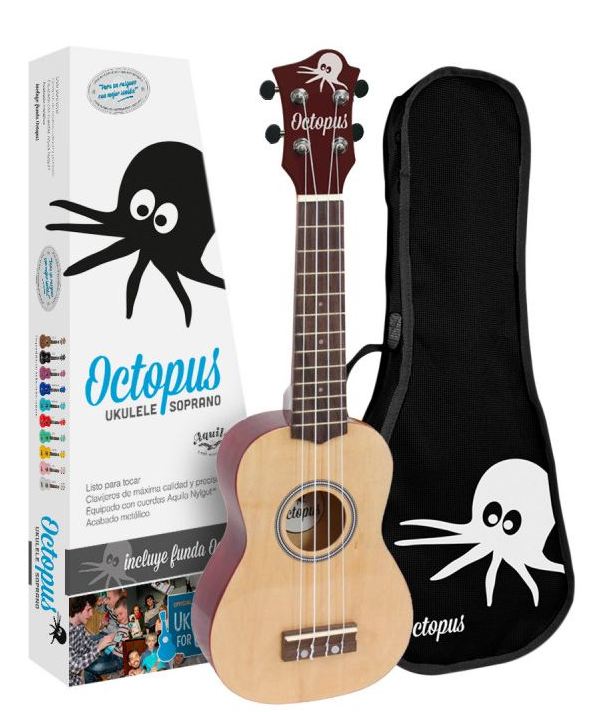 Octopus UK-205YN Natural Ukelele Soprano 3