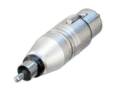 Neutrik NA2FPMM Adaptador XLR Hembra RCA Macho 1