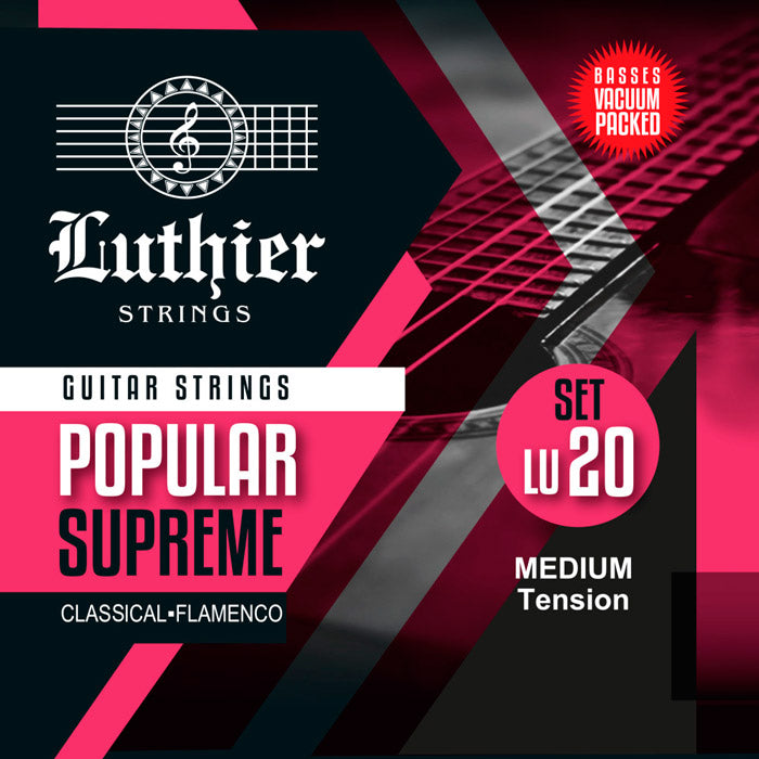 Luthier LU-20 Juego Cuerdas Guitarra Española Tensión Media 1