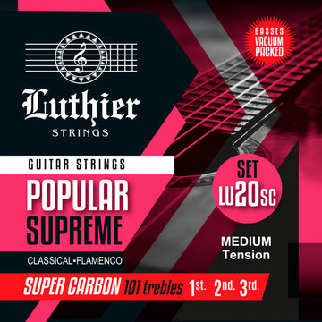 Luthier LU-20SC Super Carbon Juego Cuerdas Guitarra Española Tensión Media 1