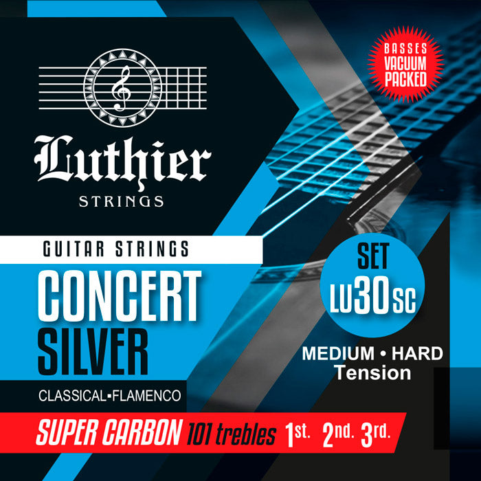 Luthier LU-30SC Super Carbon Juego Cuerdas Guitarra Española Tensión Medio Alta 1