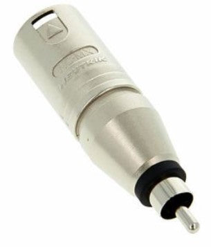 Neutrik NA2MPMM Adaptador XLR Macho RCA Macho 3