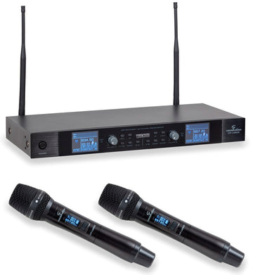 Soundsation WF-U2602HH Sistema Inalámbrico con Dos Microfónos de Mano 1