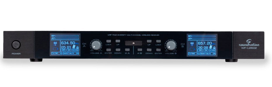 Soundsation WF-U2602HH Sistema Inalámbrico con Dos Microfónos de Mano 2