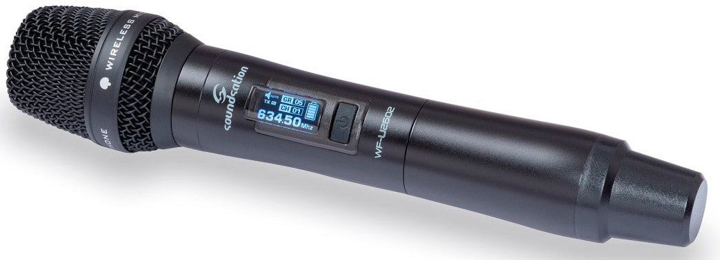 Soundsation WF-U2602HH Sistema Inalámbrico con Dos Microfónos de Mano 4