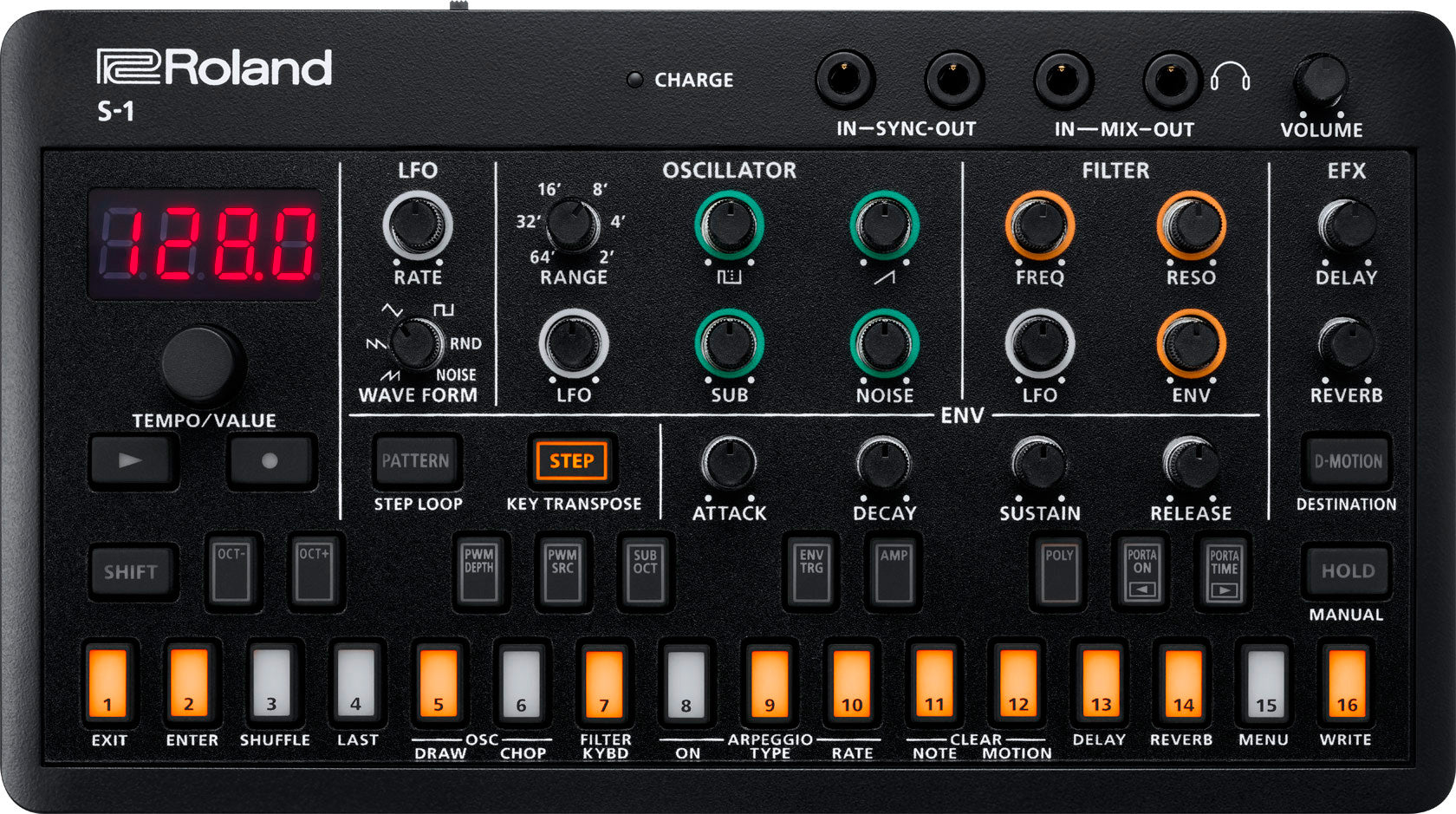 Roland S1 Tweak Synth Aira Polisintetizador 1